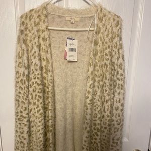 Brand new leopard cardigan
